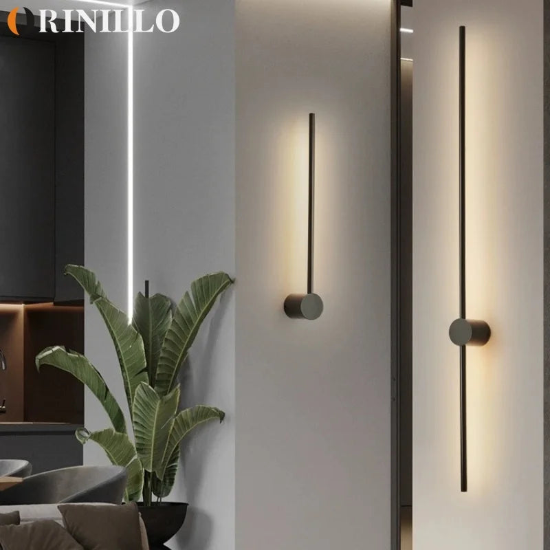Modern Black LED Wall Sconce – Up & Down