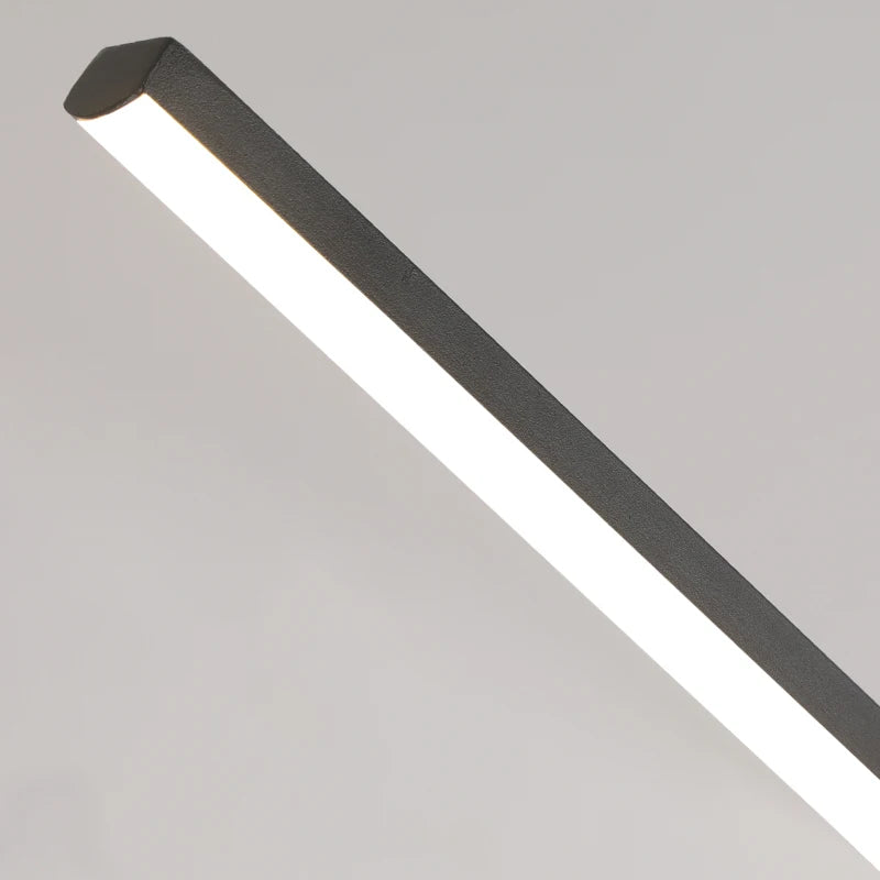 Minimalist Long LED Pendant Light for Dining Room & Kitchen