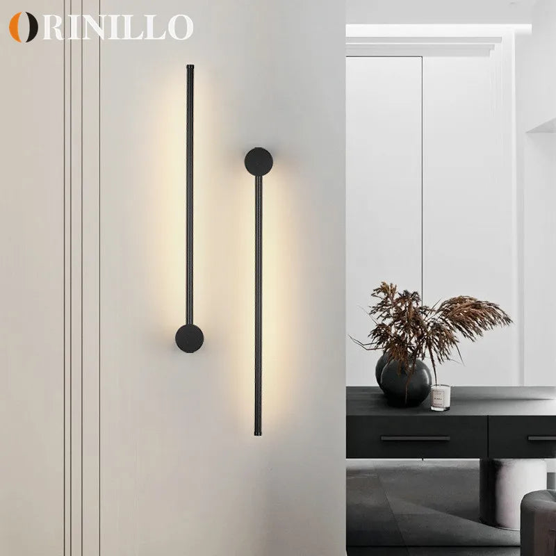 Modern Black LED Wall Sconce – Up & Down
