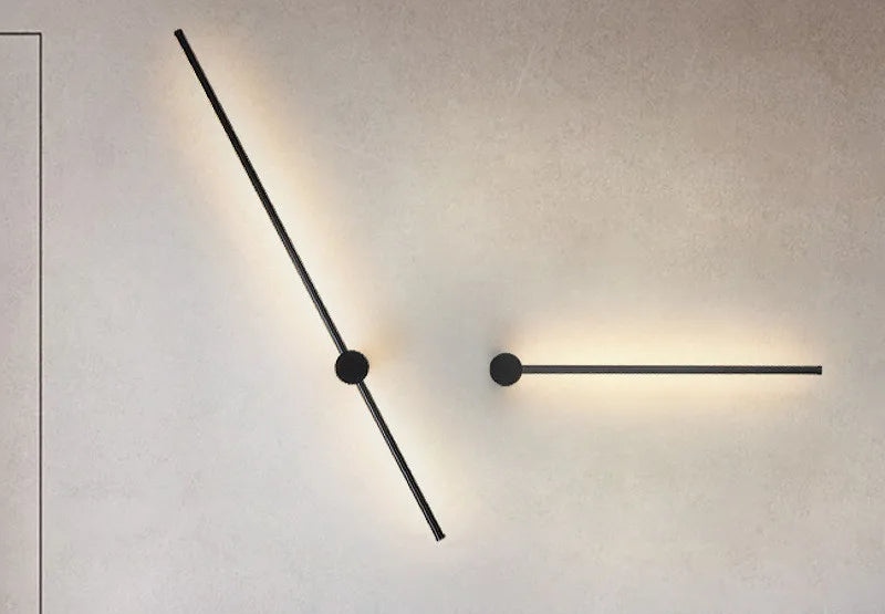 Modern Black LED Wall Sconce – Up & Down