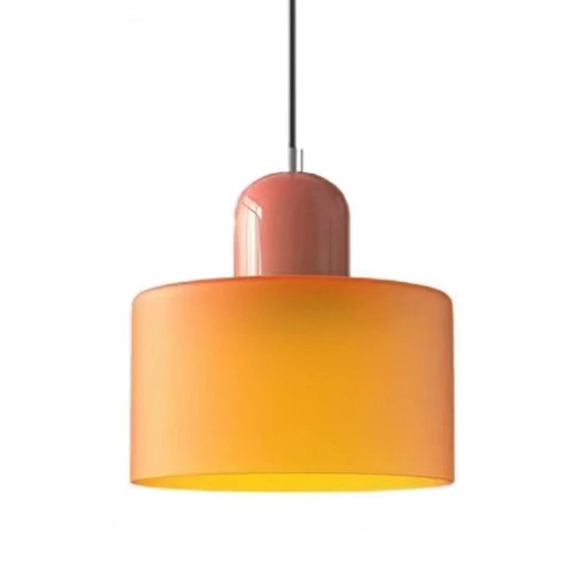 Nordic Glass Pendant – Modern Minimalist Light