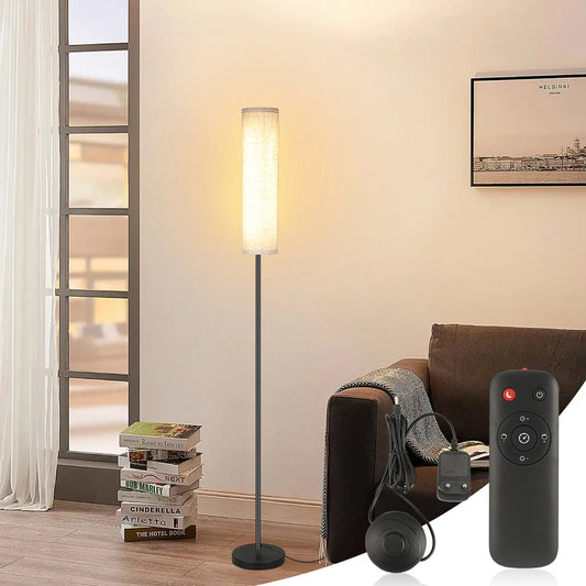 Modern Fabric Floor Lamp for Living Room & Bedroom