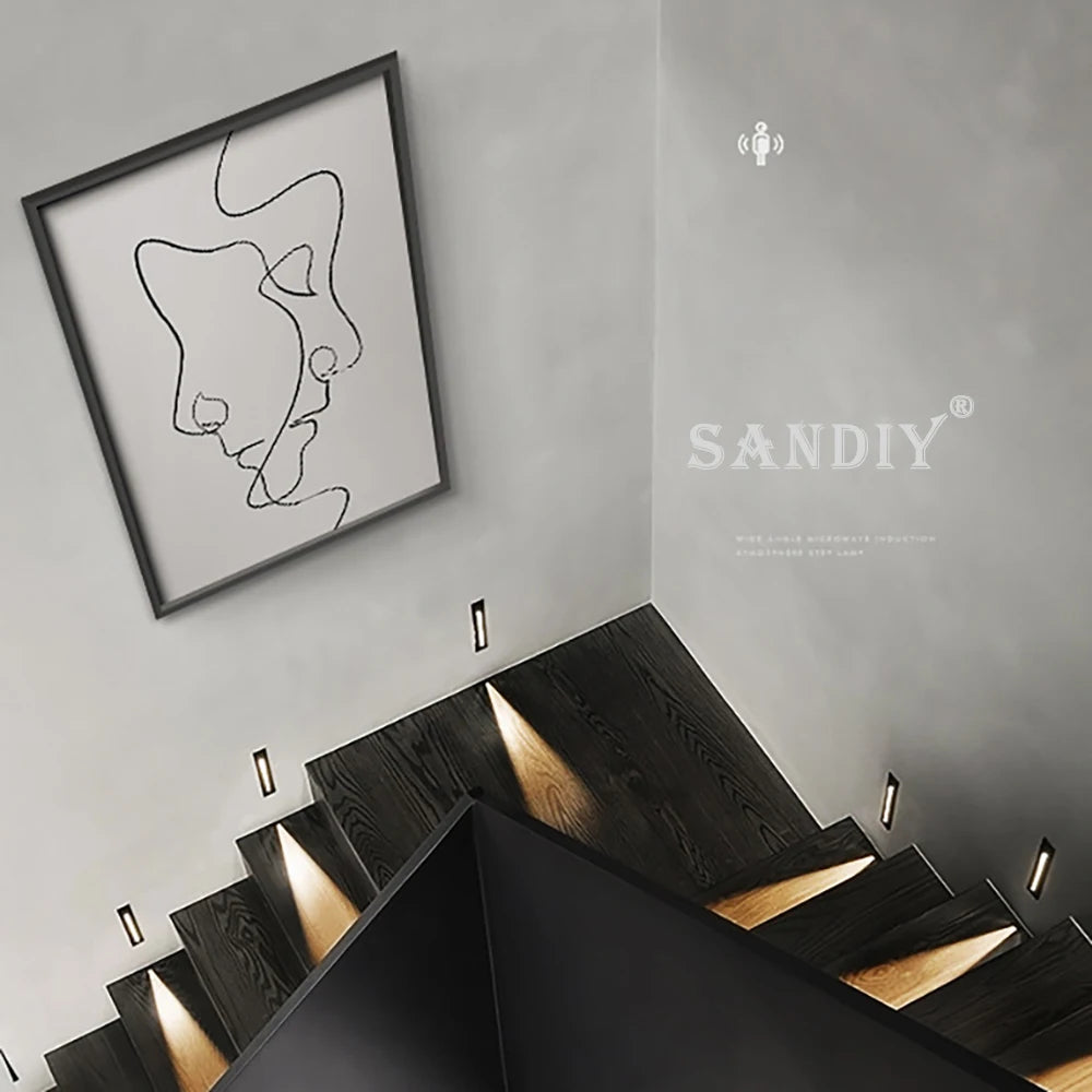 SANDIY Wall Lamp for Hallways & Bedrooms with Motion Sensor