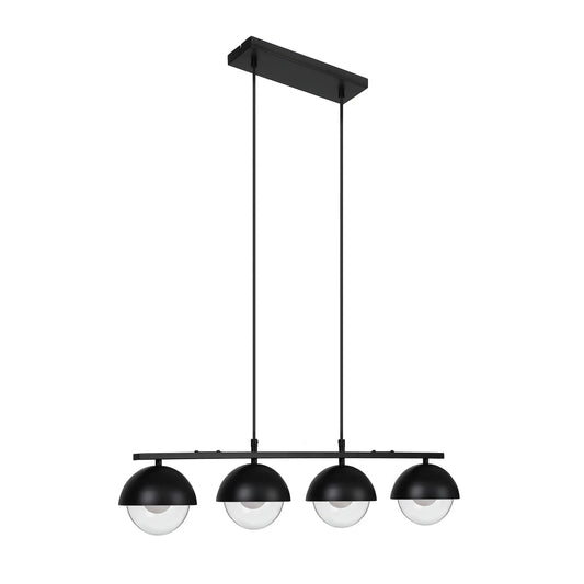 Modern Globe Pendant Light – 4-Light Adjustable Chandelier