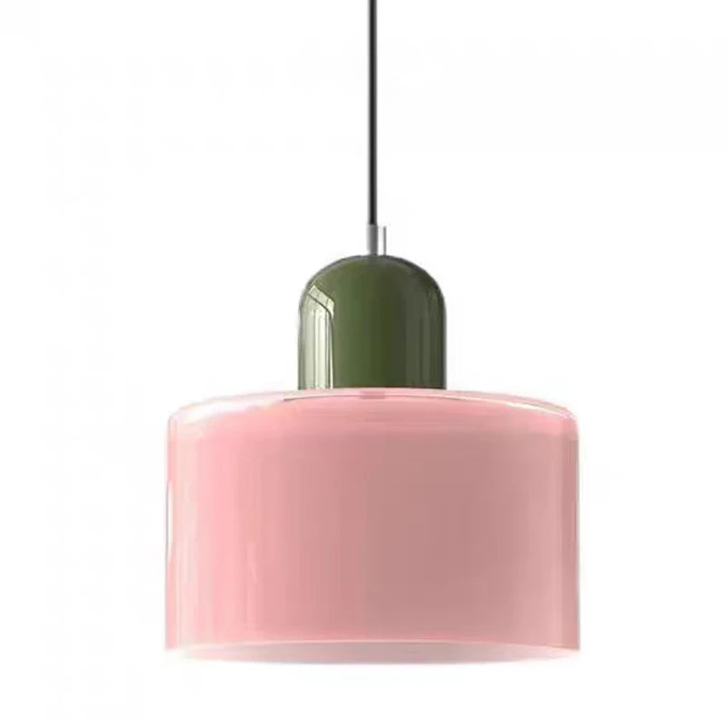 Nordic Glass Pendant – Modern Minimalist Light