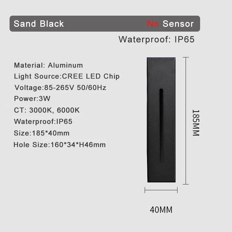 SANDIY Wall Lamp for Hallways & Bedrooms with Motion Sensor