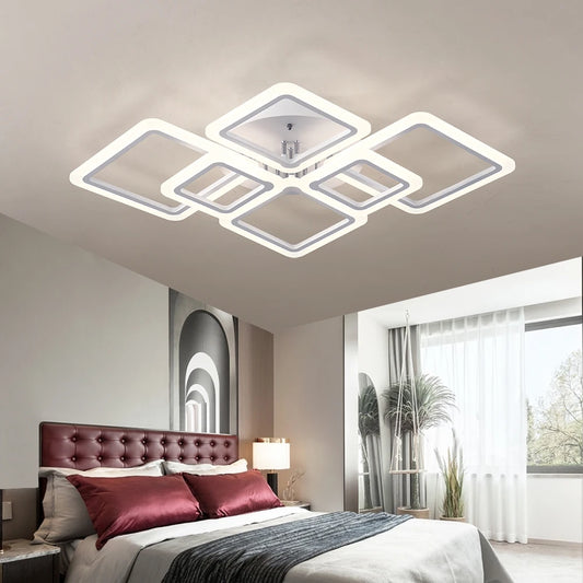 Modern Square Acrylic Ceiling Pendant Light
