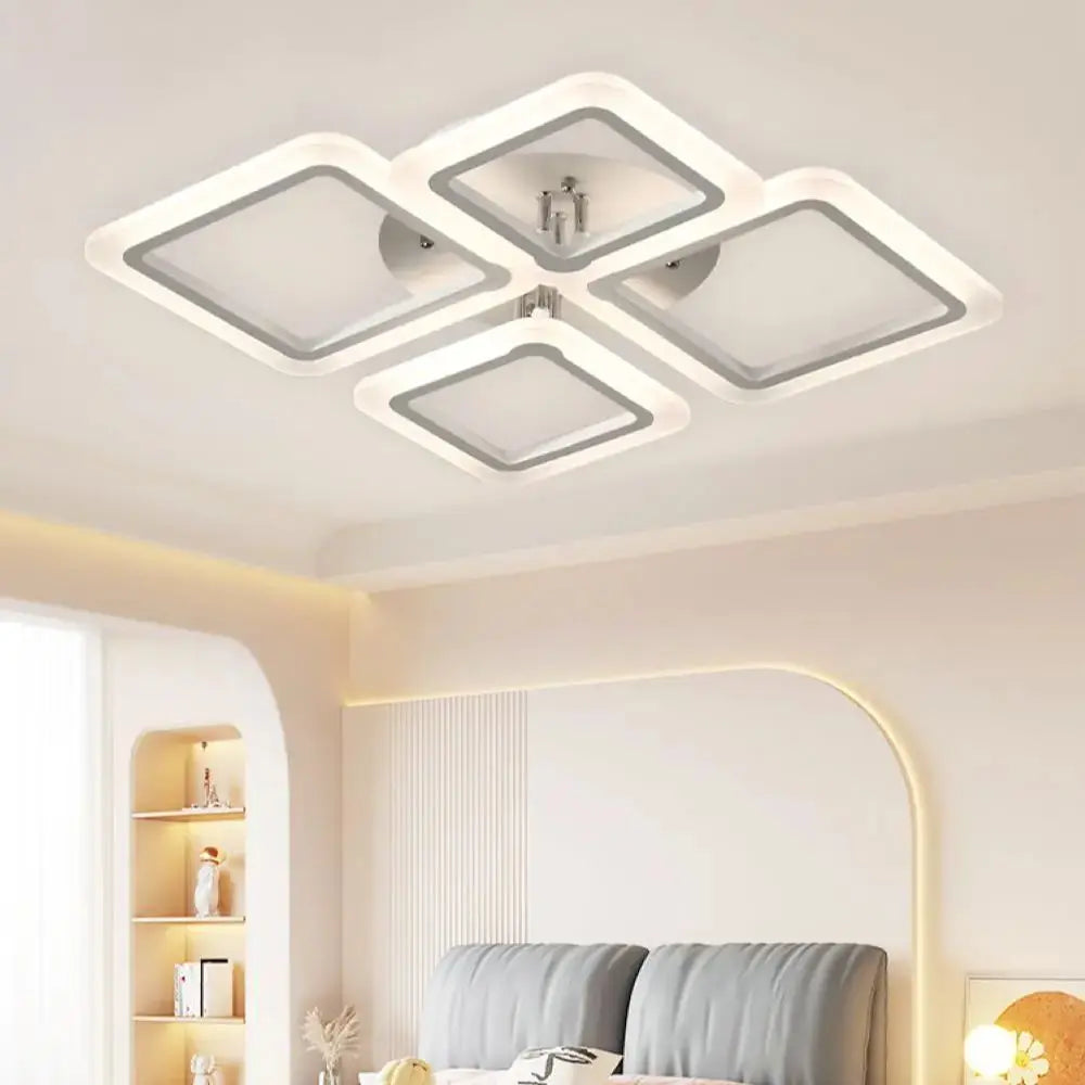 Modern Square Acrylic Ceiling Pendant Light