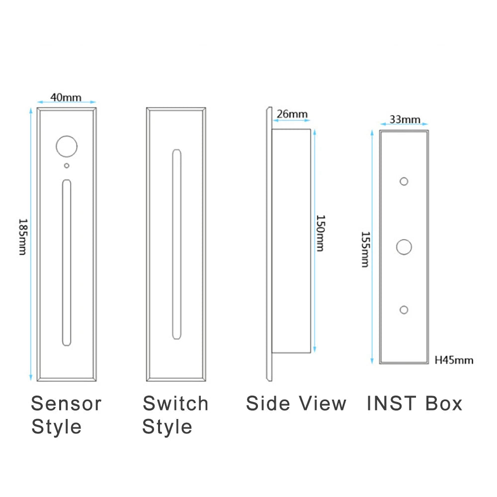 SANDIY Wall Lamp for Hallways & Bedrooms with Motion Sensor