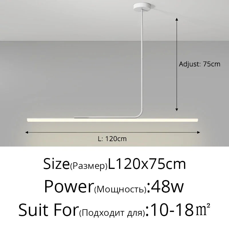Nordic Minimalist LED Pendant Light – Hanging Wire Lamp