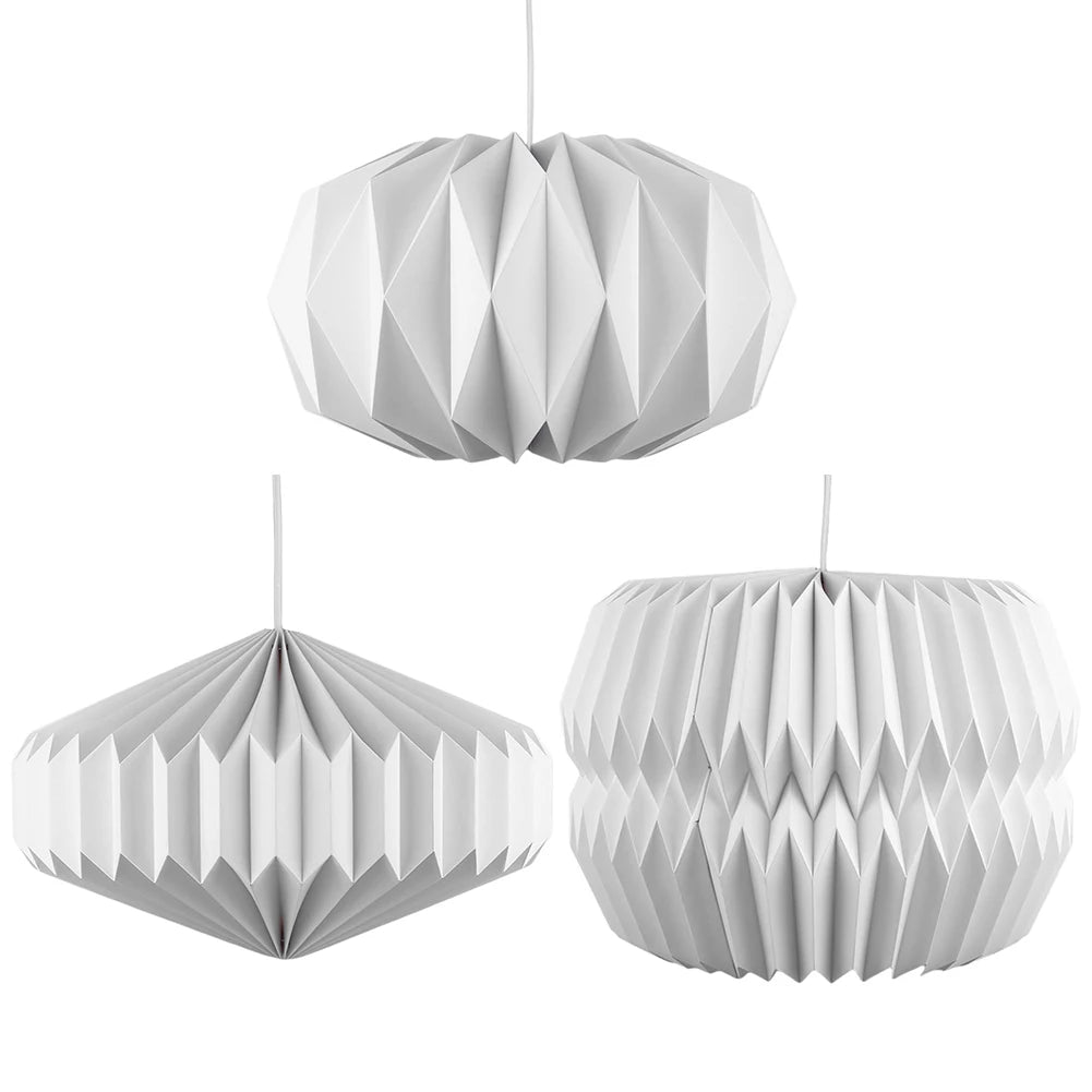 Nordic Origami Paper Lampshade Eco-friendly