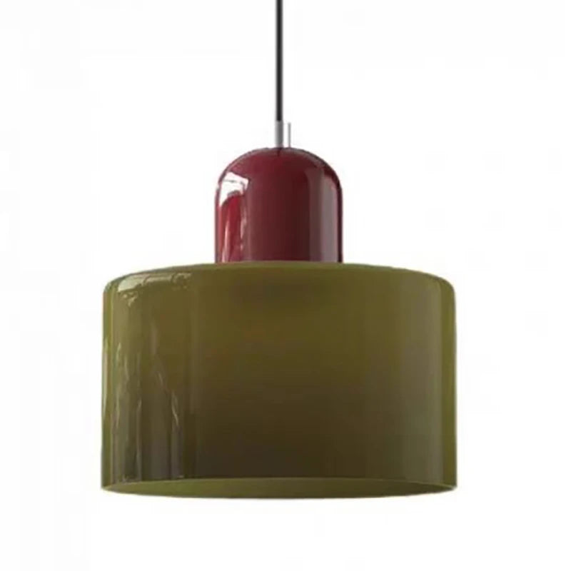 Nordic Glass Pendant – Modern Minimalist Light