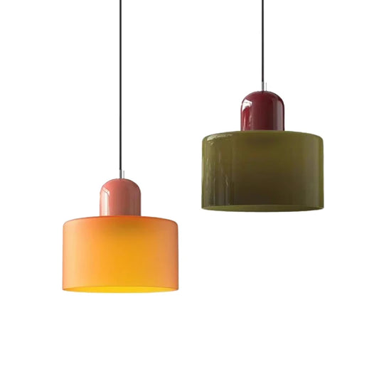 Nordic Glass Pendant – Modern Minimalist Light