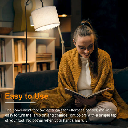 Tall LED Floor Lamp – 3 Color Temperatures