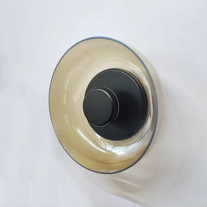 Modern Stained Glass Wall Light – Gold LED Sconce for Bedroom & Foyer