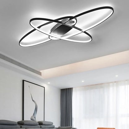 Modern Geometric LED Ceiling Light 70W