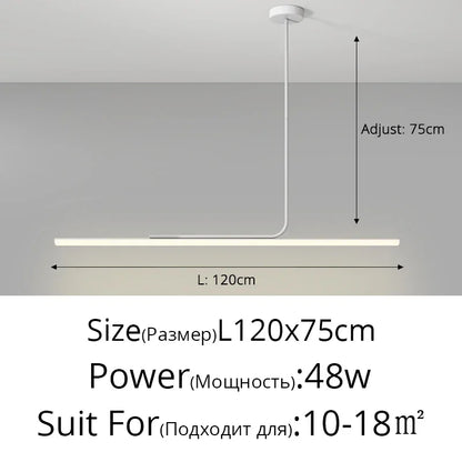 Nordic Minimalist LED Pendant Light – Hanging Wire Lamp