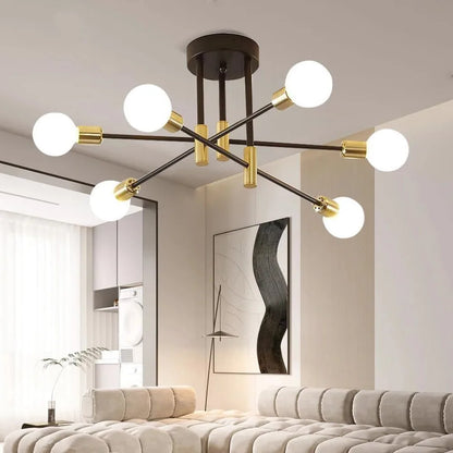 Modern Black/Gold Pendant Lamp Fixture