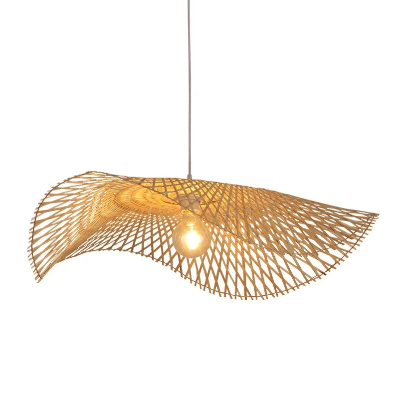 Vintage Handmade rattan pendant lamp